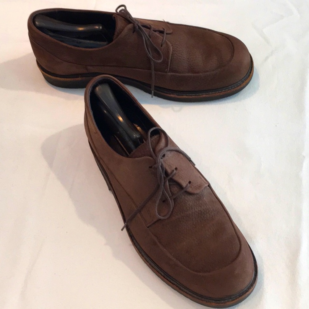 Botticelli Men’s Lace-Up Shoes Suede Brown